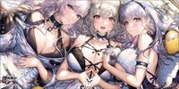 Bushiroad Rubber Mat Collection V2 Vol.547: Azur Lane - Service of the Maids · Bushiroad Playmats