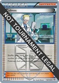 Colress - 2013 (Clement Lamberton) #118/135 from World Championship Decks Pokemon card image