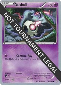 Duskull - 2013 (Ian Whiton) #61/149 from World Championship Decks Pokemon card image