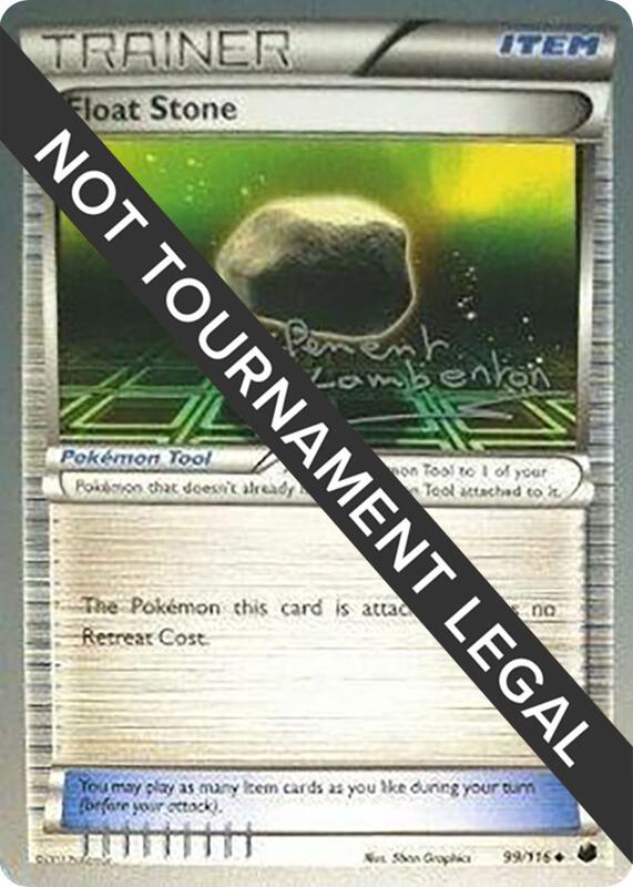 Float Stone - 2013 (Clement Lamberton) 99/116 from World Championship Decks