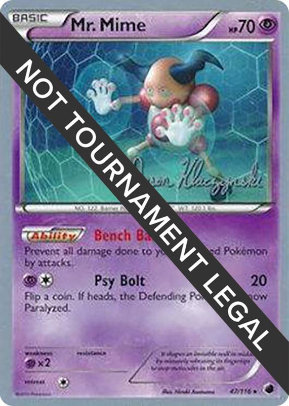 Mr. Mime - 2013 (Jason Klaczynski) 47/116 from World Championship Decks