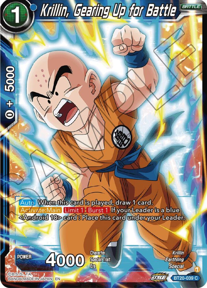 Krillin, Gearing Up for Battle - Power Absorbed - Dragon Ball