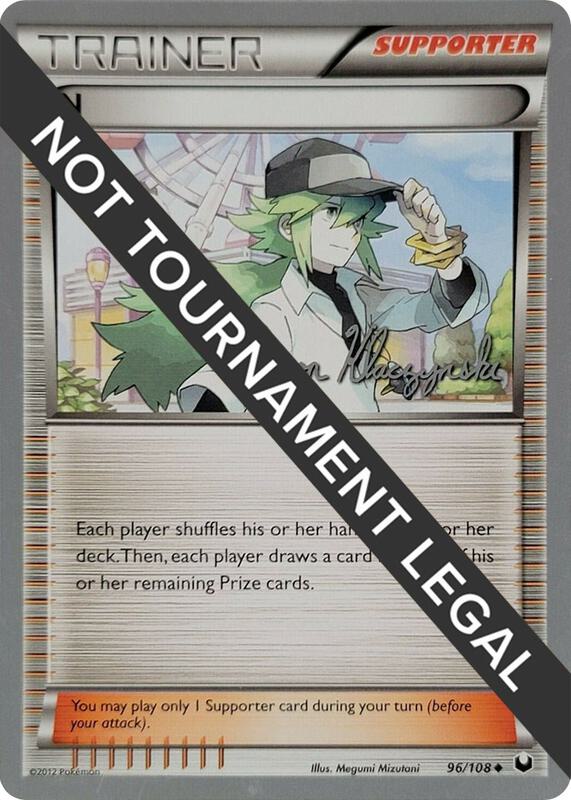 N - 2013 (Jason Klaczynski) 96/108 from World Championship Decks
