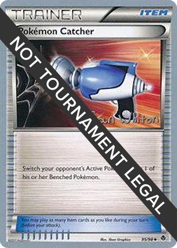 Pokemon Catcher - 2013 (Ian Whiton) 95/98 from World Championship Decks