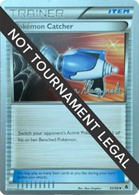 Pokemon Catcher - 2013 (Jason Klaczynski) #95/98 from World Championship Decks Pokemon card image