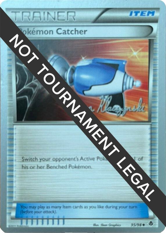 Pokemon Catcher - 2013 (Jason Klaczynski) 95/98 from World Championship Decks