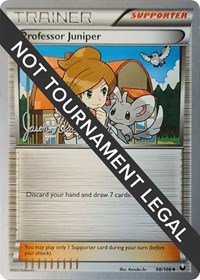 Professor Juniper - 2013 (Jason Klaczynski) #98/108 from World Championship Decks Pokemon card image