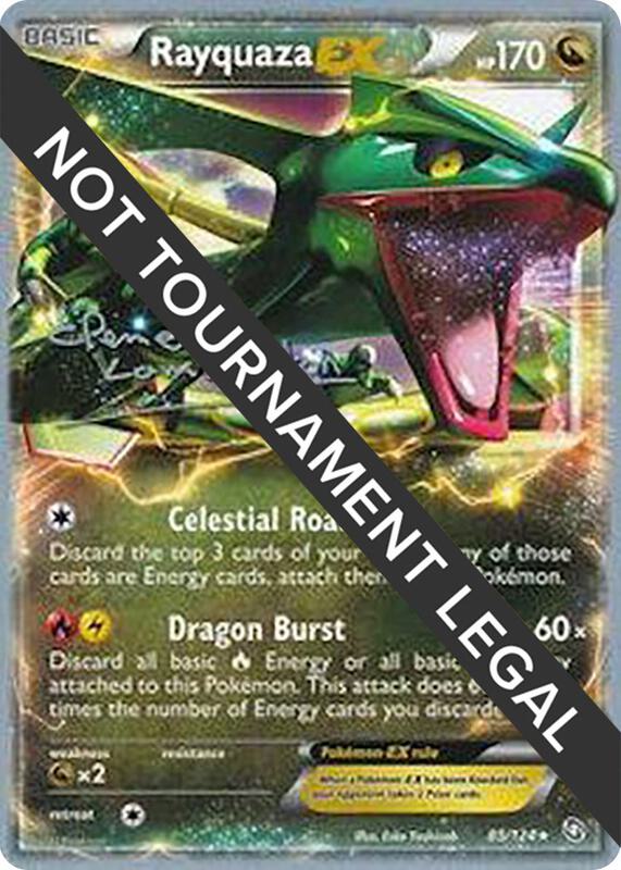 Rayquaza EX - 2013 (Clement Lamberton) 85/124 from World Championship Decks