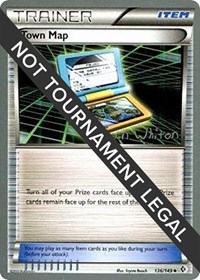 Town Map - 2013 (Ian Whiton) #136/149 from World Championship Decks Pokemon card image