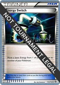 Energy Switch - 2014 (Andrew Estrada) #112/114 from World Championship Decks Pokemon card image