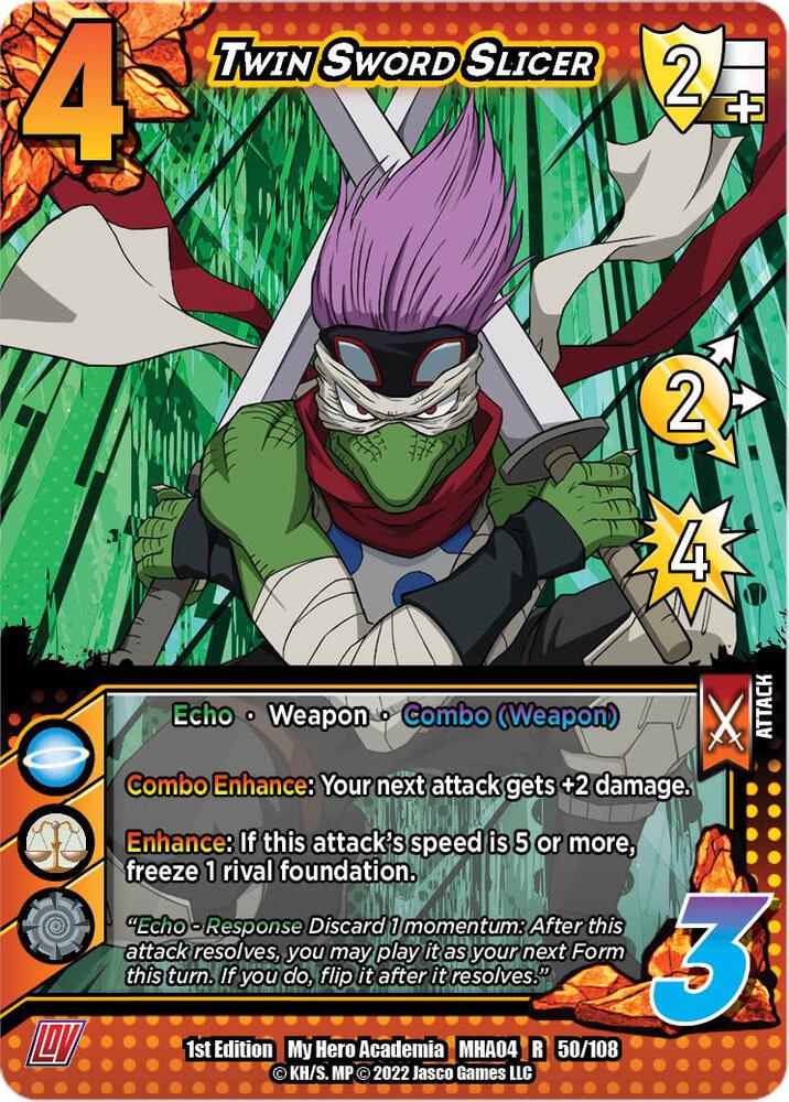Twin Sword Slicer - UniVersus: My Hero Academia: League of Villains -  UniVersus - TCGplayer.com