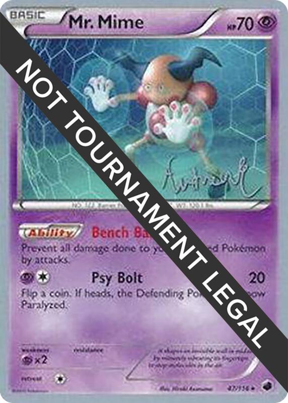 Mr. Mime - 2014 (Andrew Estrada) 47/116 from World Championship Decks