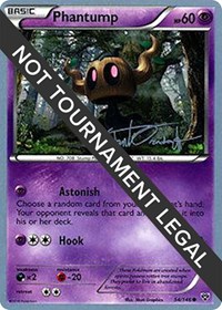 Phantump - 2014 (Trent Orndorff) #54/146 from World Championship Decks Pokemon card image