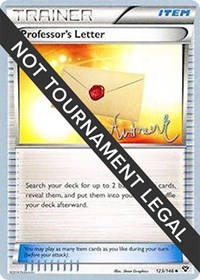 Professor's Letter - 2014 (Andrew Estrada) #123/146 from World Championship Decks Pokemon card image