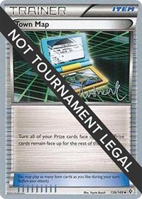 Town Map - 2014 (Andrew Estrada) #136/149 from World Championship Decks Pokemon card image