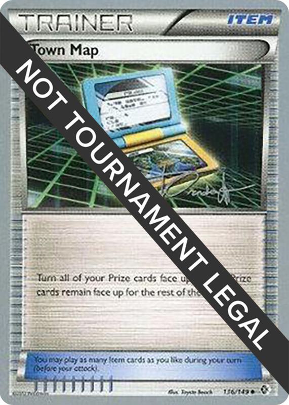Town Map - 2014 (Trent Orndorff) 136/149 from World Championship Decks