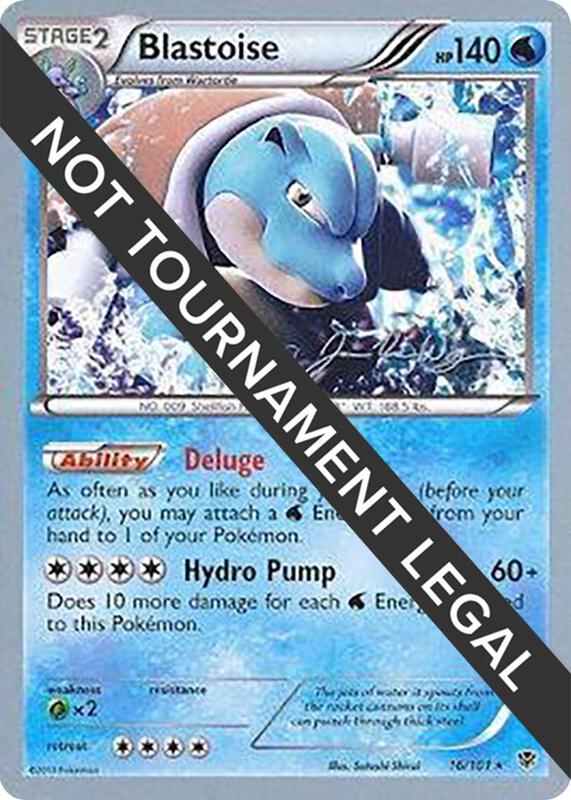 Blastoise - 2015 (Jacob Van Wagner) 16/101 from World Championship Decks