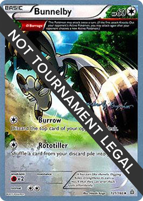 Bunnelby - 2015 (Alejandro Ng-Guzman) 121/160 from World Championship Decks