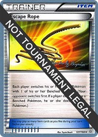 Escape Rope - 2015 (Alejandro Ng-Guzman) #127/160 from World Championship Decks Pokemon card image