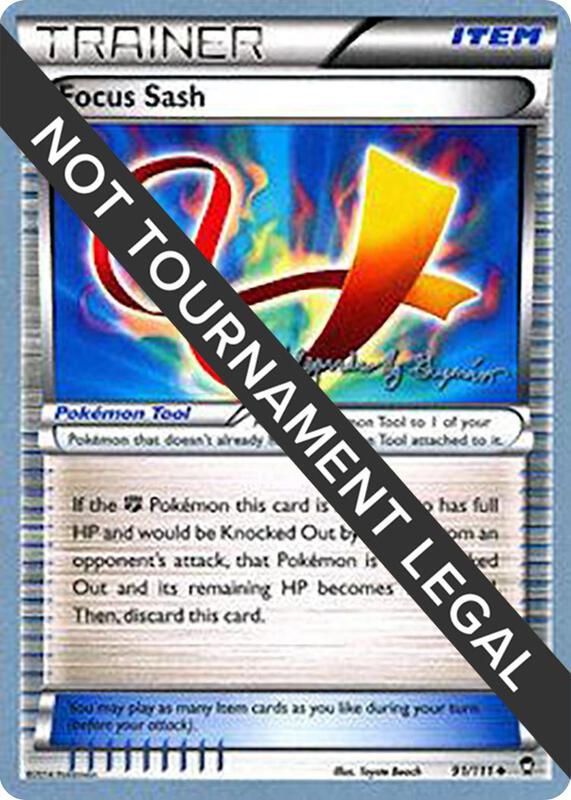 Focus Sash - 2015 (Alejandro Ng-Guzman) 91/111 from World Championship Decks