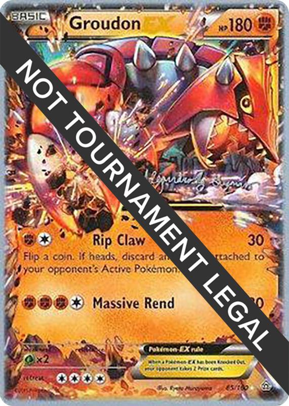 Groudon EX - 2015 (Alejandro Ng-Guzman) 85/160 from World Championship Decks