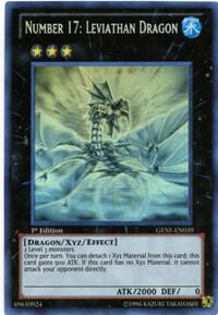 遊戯王 Number 17: Leviathan Dragon 1st YuGiOh Battle Pack Epic Dawn Single Card Rare Number 17