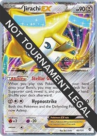 Jirachi EX - 2015 (Jacob Van Wagner) #60/101 from World Championship Decks Pokemon card image