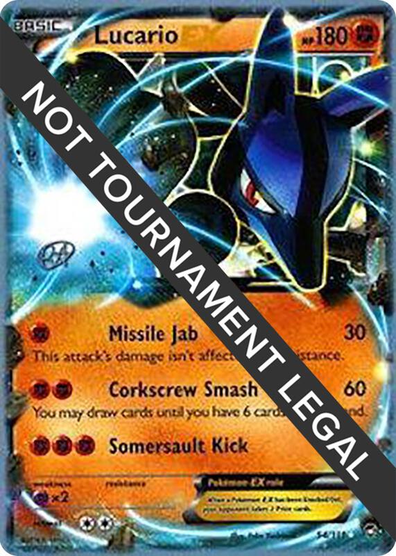 Lucario EX - 2015 (Rowan Stavenow) 54/111 from World Championship Decks