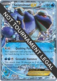Seismitoad EX - 2015 (Patrick Martinez) #20/111 from World Championship Decks Pokemon card image