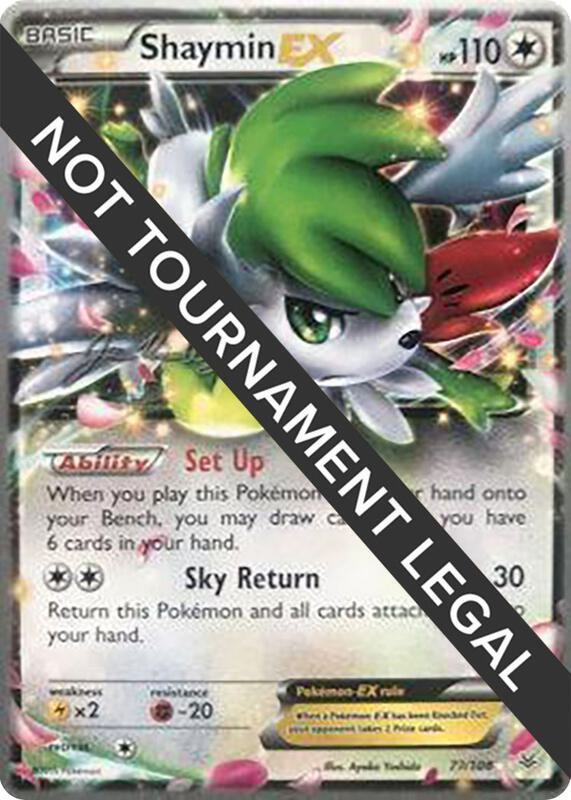 Shaymin EX - 2015 (Jacob Van Wagner) 77/108 from World Championship Decks