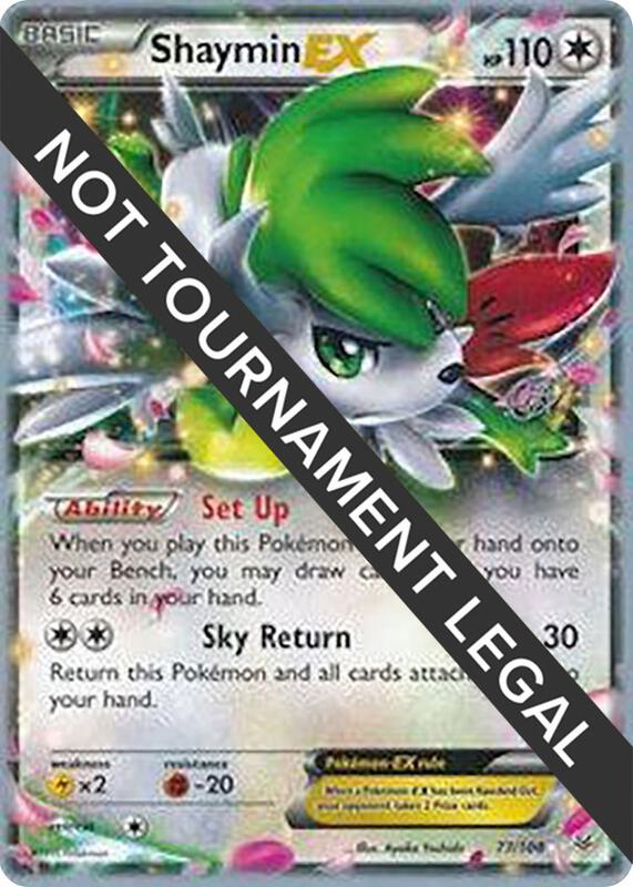 Shaymin EX - 2015 (Rowan Stavenow) 77/108 from World Championship Decks