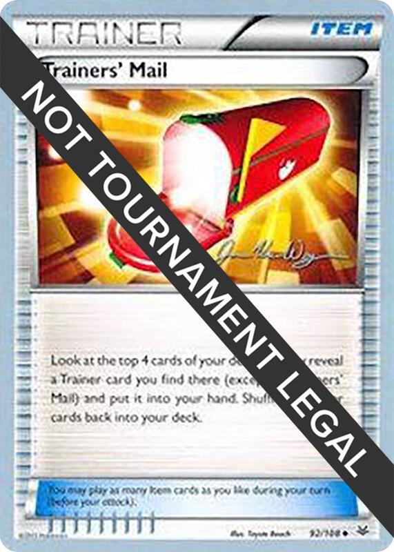 Trainers' Mail - 2015 (Jacob Van Wagner) 92/108 from World Championship Decks