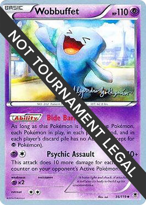 Wobbuffet - 2015 (Alejandro Ng-Guzman) 36/119 from World Championship Decks