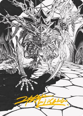 Thrun, Breaker of Silence Art Card (Gold-Stamped Signature)