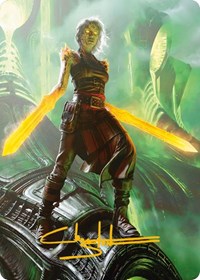 Nahiri, the Unforgiving Art Card (51/81) (Gold-Stamped Signature)