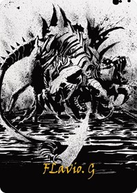Karumonix, the Rat King Art Card (Gold-Stamped Signature)