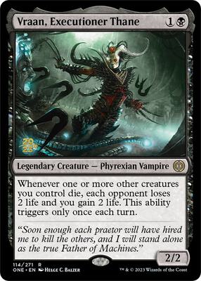 Vraan, Executioner Thane #114 – Prerelease Cards (Rare)