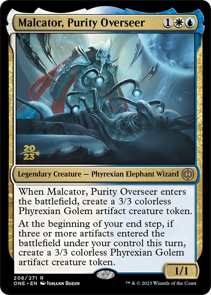 Malcator, Purity Overseer #208s — Phyrexia: All Will Be One Promos