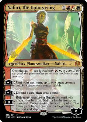 Nahiri, the Unforgiving #211 – Prerelease Cards (Mythic)