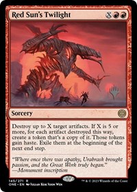Red Sun's Twilight - Promo Pack: Phyrexia: All Will Be One - Magic: The Gathering card