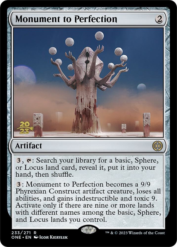 Monument to Perfection #233s — Phyrexia: All Will Be One Promos