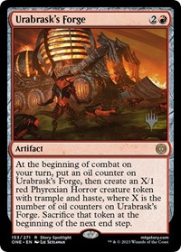 Urabrask's Forge - Promo Pack: Phyrexia: All Will Be One - Magic: The Gathering card