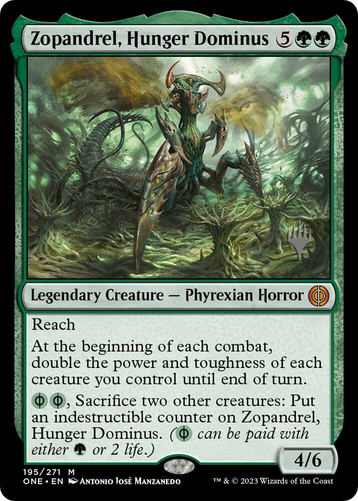 Zopandrel, Hunger Dominus - Promo Pack: Phyrexia: All Will Be One