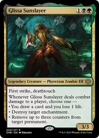 Glissa Sunslayer - Promo Pack: Phyrexia: All Will Be One - Magic: The Gathering card