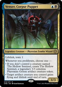 Venser, Corpse Puppet - Promo Pack: Phyrexia: All Will Be One - Magic: The Gathering card
