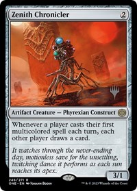 Zenith Chronicler - Promo Pack: Phyrexia: All Will Be One - Magic: The Gathering card