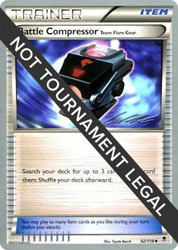 Battle Compressor (Team Flare Gear) - 2016 (Cody Walinski) 92/119 from World Championship Decks