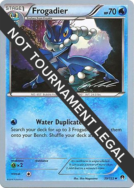 Frogadier - 2016 (Cody Walinski) 39/122 from World Championship Decks