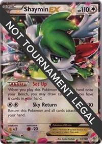 Shaymin EX - 2016 (Shunto Sadahiro) #77/108 from World Championship Decks Pokemon card image