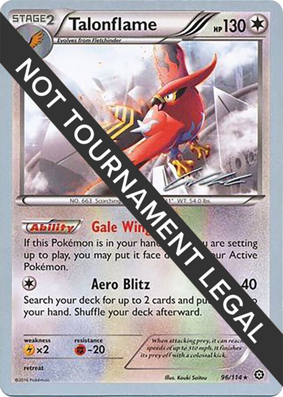 Talonflame - 2016 (Cody Walinski) 96/114 from World Championship Decks